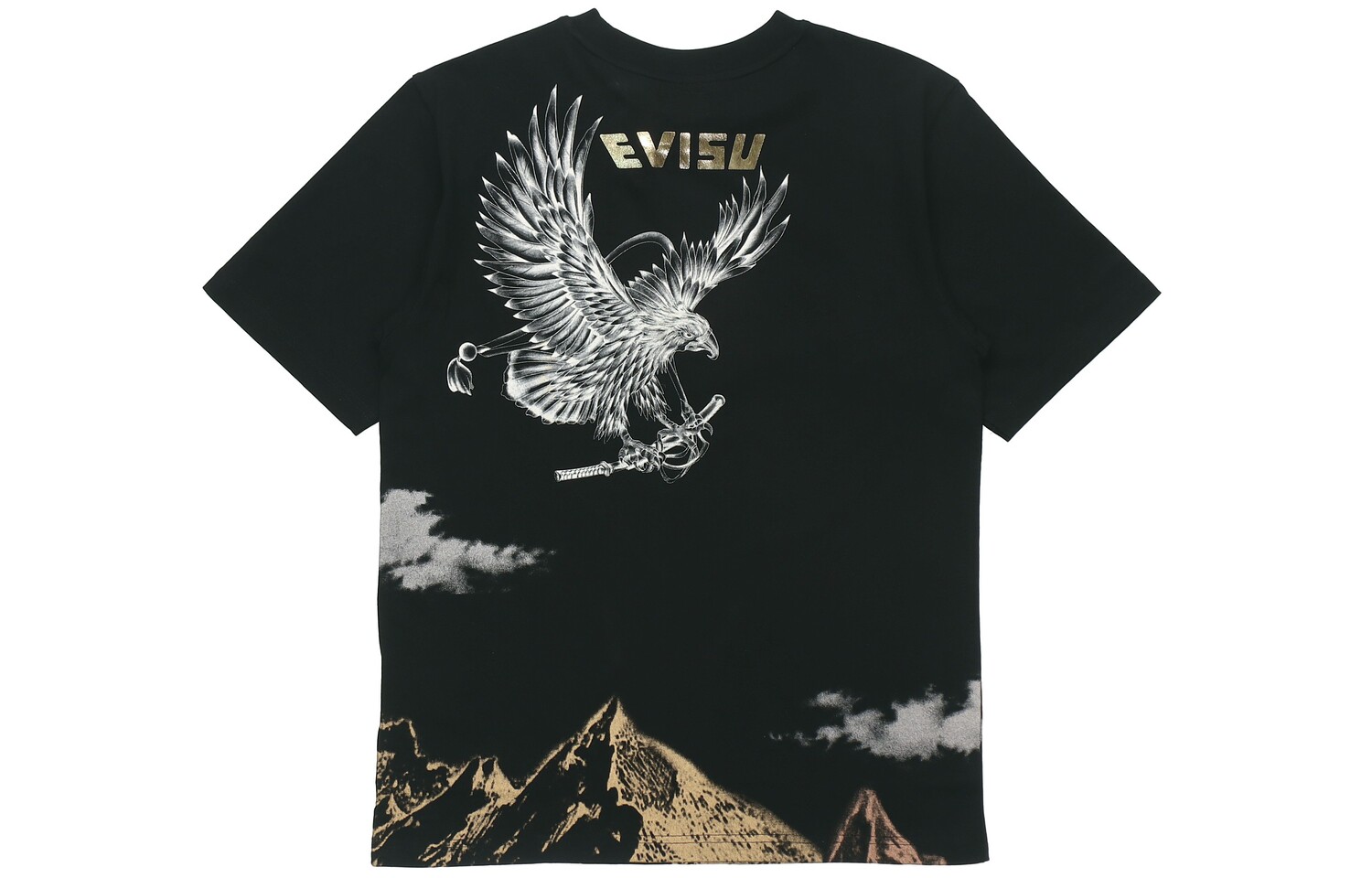 

EVISU Мужская футболка, Черный