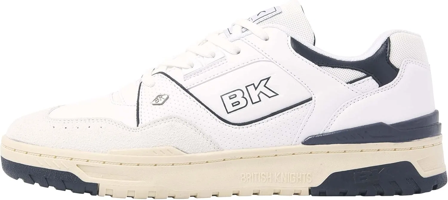 Кроссовки British Knights Men's Vendon Trainers, White, Dark Blue