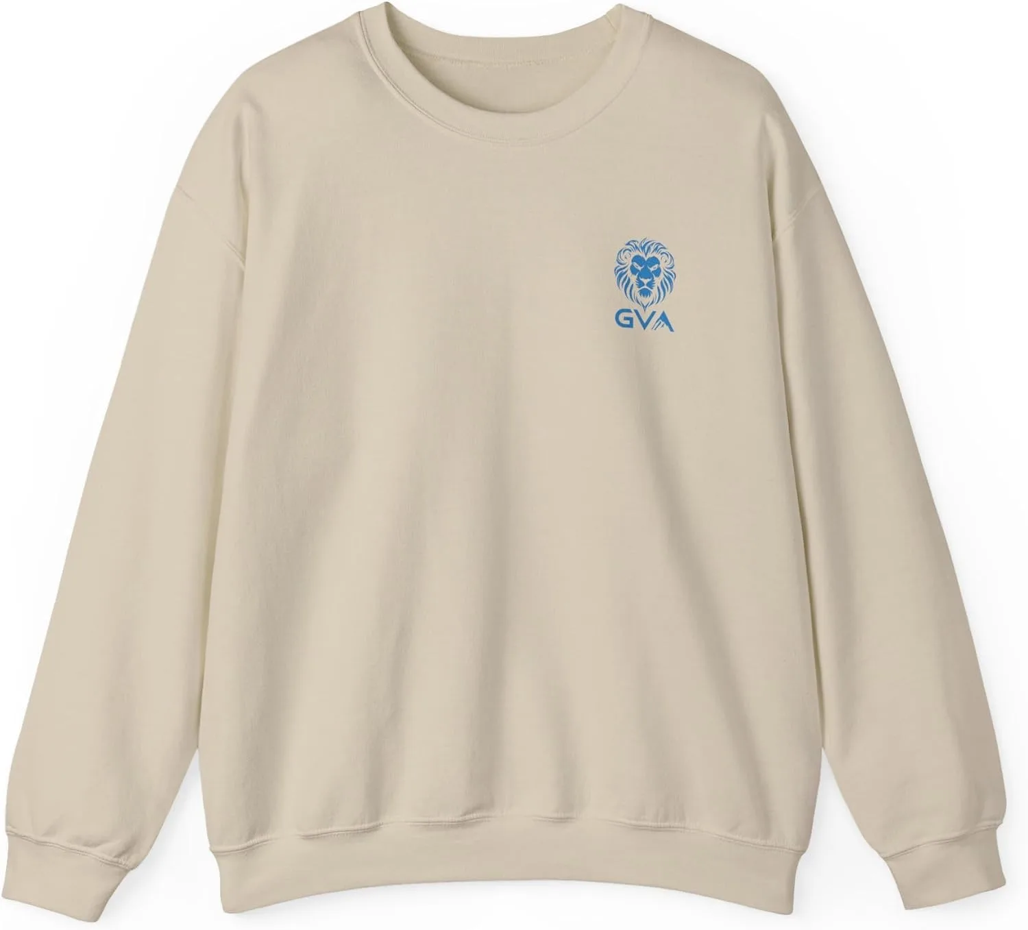 

Свитшот Lion Logo — синий минималистичный дизайн Good Vibes Alpha