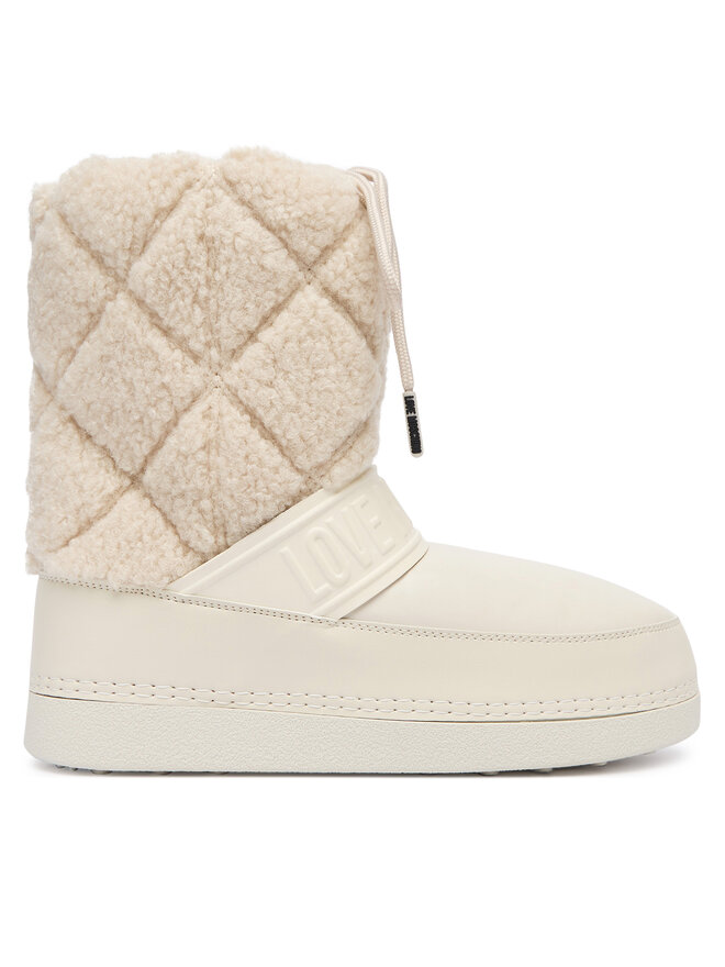 Зимние сапоги JA24422G0NISJ12B Love Moschino, бежевый
