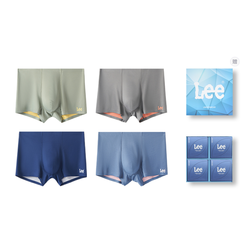 

Prism Color Two трусы мужские 4 шт Lee, светло-голубой