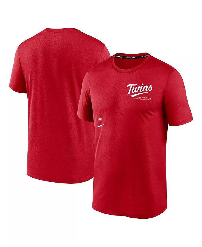 

Мужская красная футболка Minnesota Twins Authentic Collection Early Work Tri-Blend Performance Nike