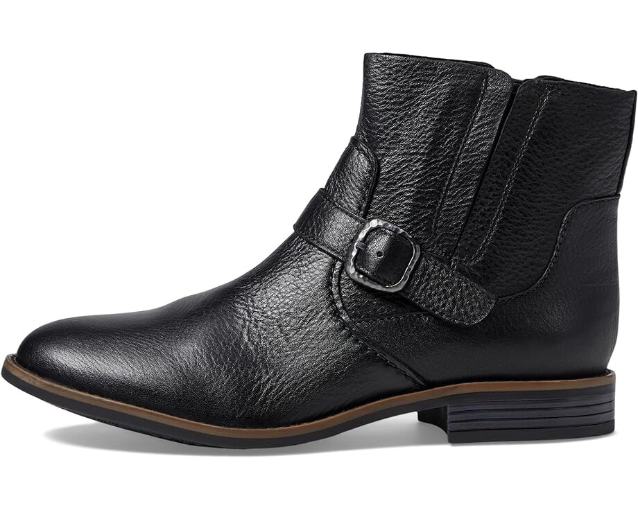 Ботинки женские Clarks Camzin Loop с пряжкой, черный — фото 4