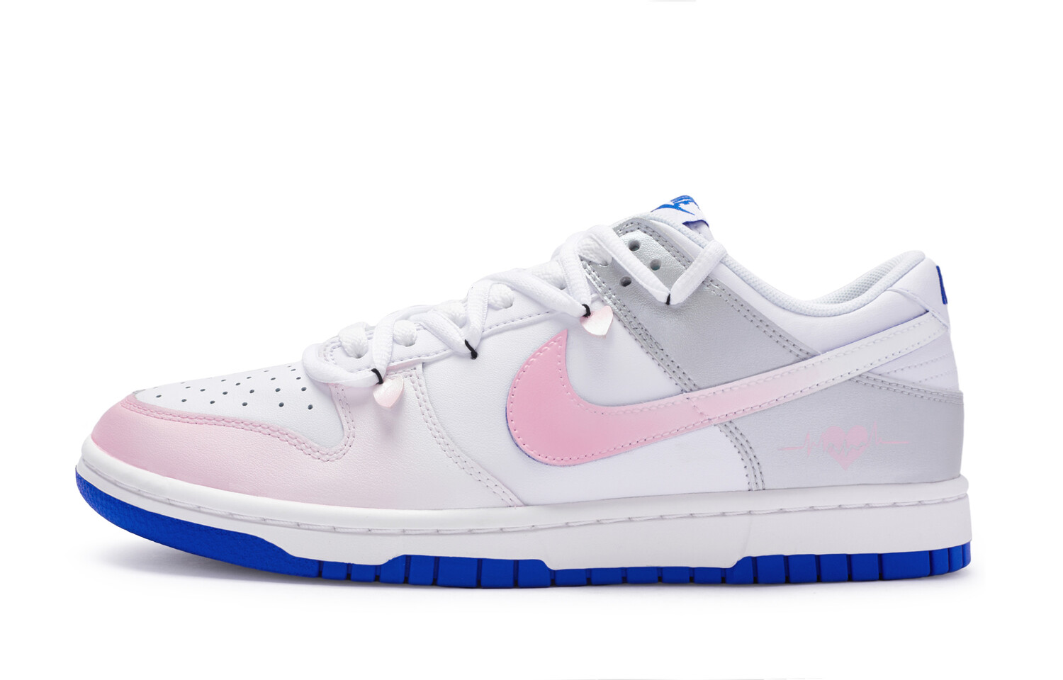 

Кроссовки Nike Dunk Skateboard Shoes Women's Low-Top Silver