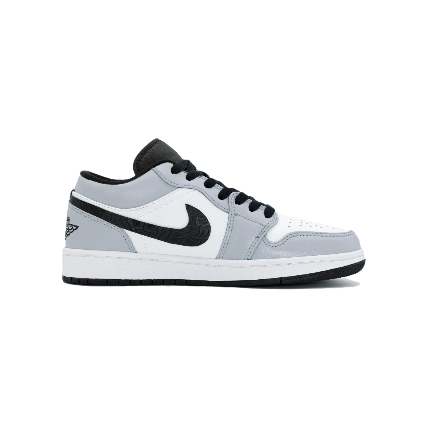 Jordan Air 1 Gray Tone CNY Horse Year, принт, кожа, модные, удобные, универсальные, устойчивые к истиранию — фото 4