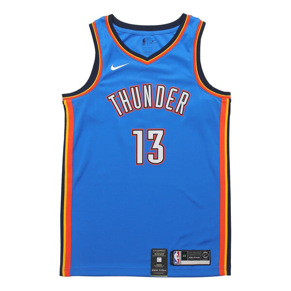 

Футболка nba sw fan edition team limited jersey 2019 20 сезон thunder george № 13 Nike, синий