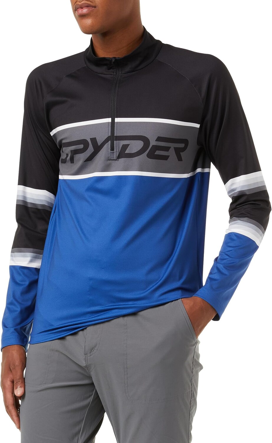 

Рубашка Spyder Premier Zip T-Neck, цвет Electric Blue