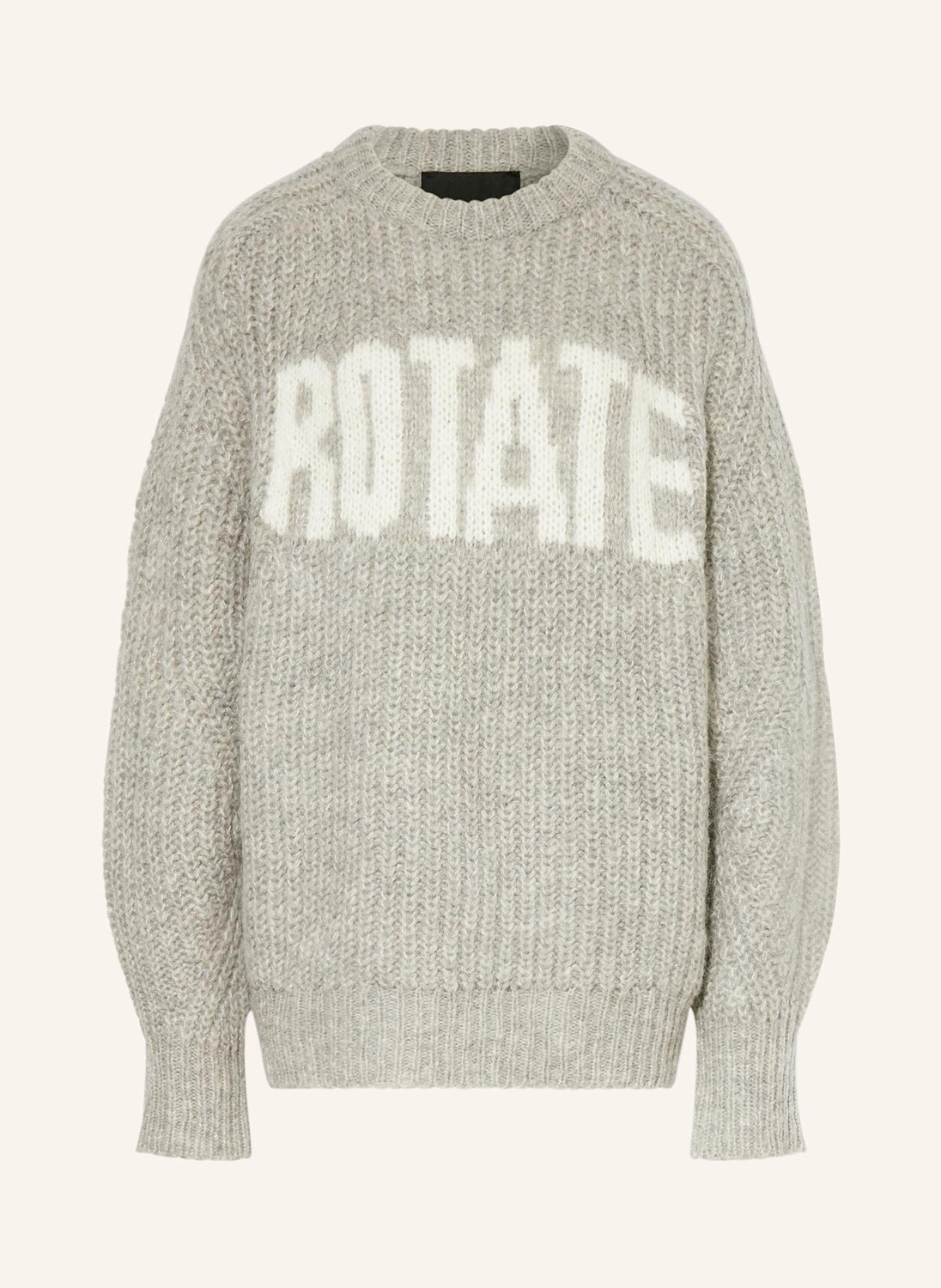 

Свитер ROTATE, светло-серый/белый