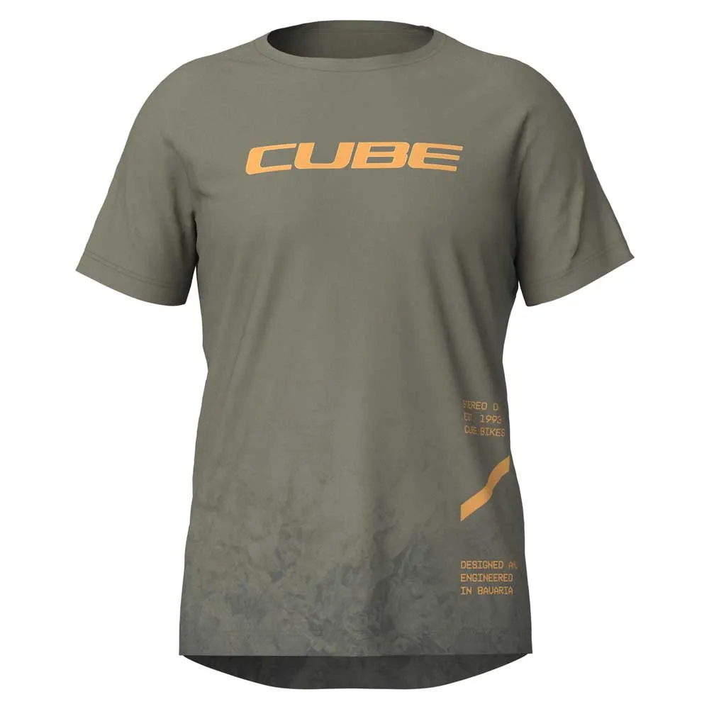 

Джерси эндуро с коротким рукавом Cube MTB TM, зеленый