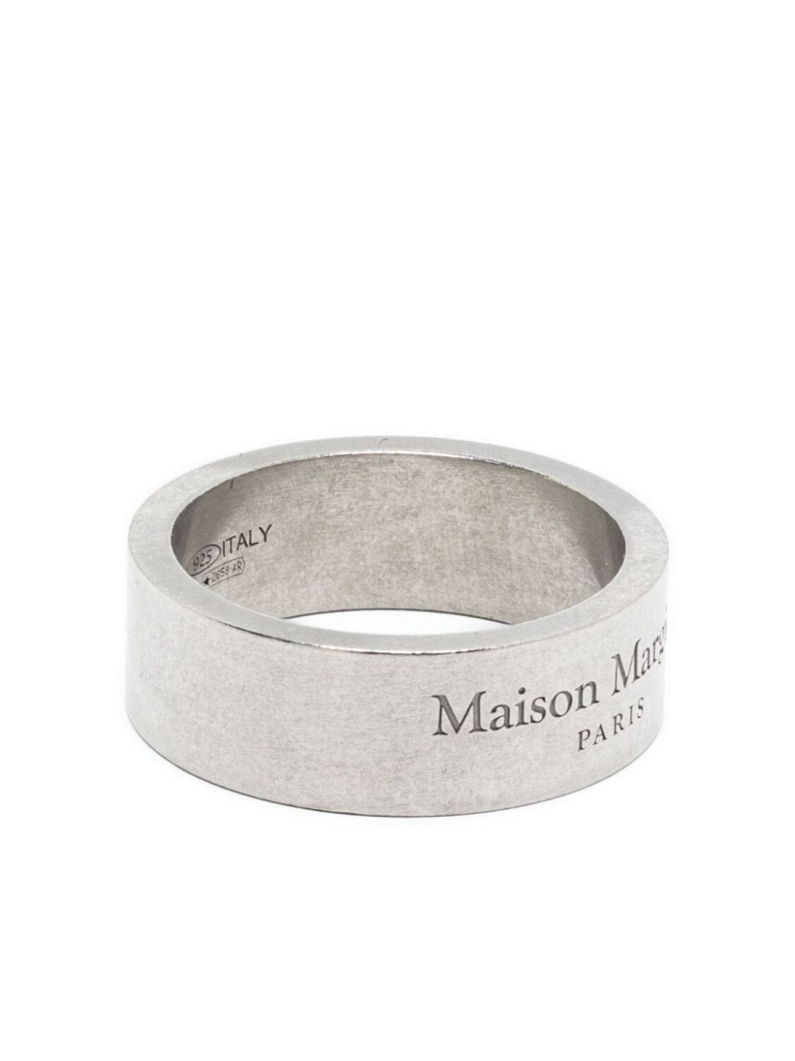 

Кольцо с логотипом Maison Margiela, серебряный