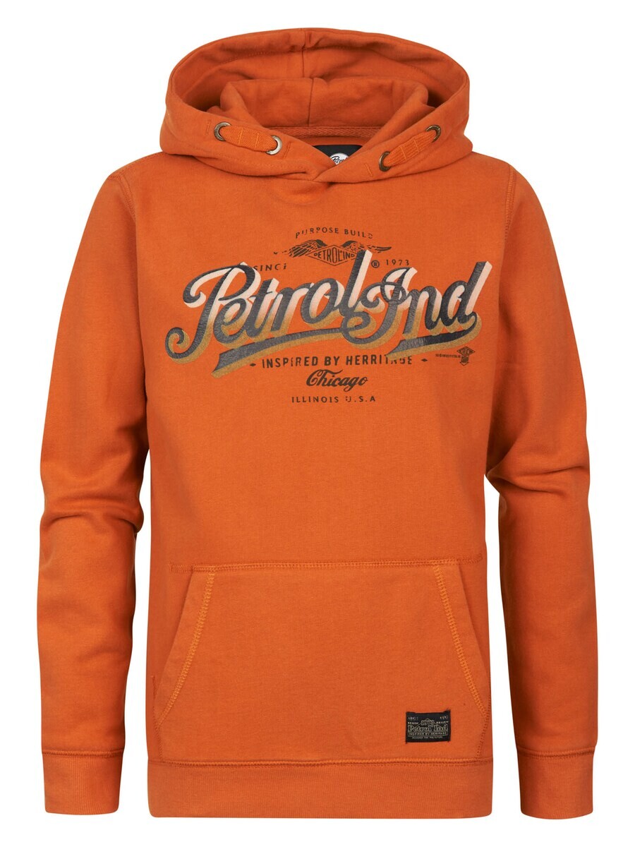 

Худи Petrol Industries Zip-Up Hoodie Tinley Park, оранжевый