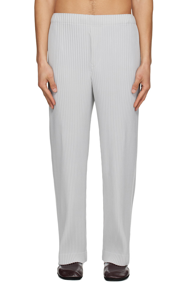 

Homme Plissé Issey Miyake Серые брюки со складками, 1 шт