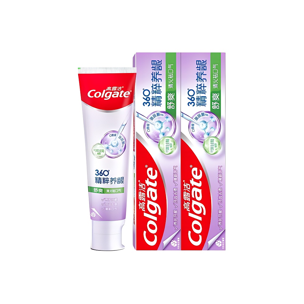 

Зубная паста 360 Health Gum с гиалуроновой кислотой для свежести дыхания и защиты десен COLGATE