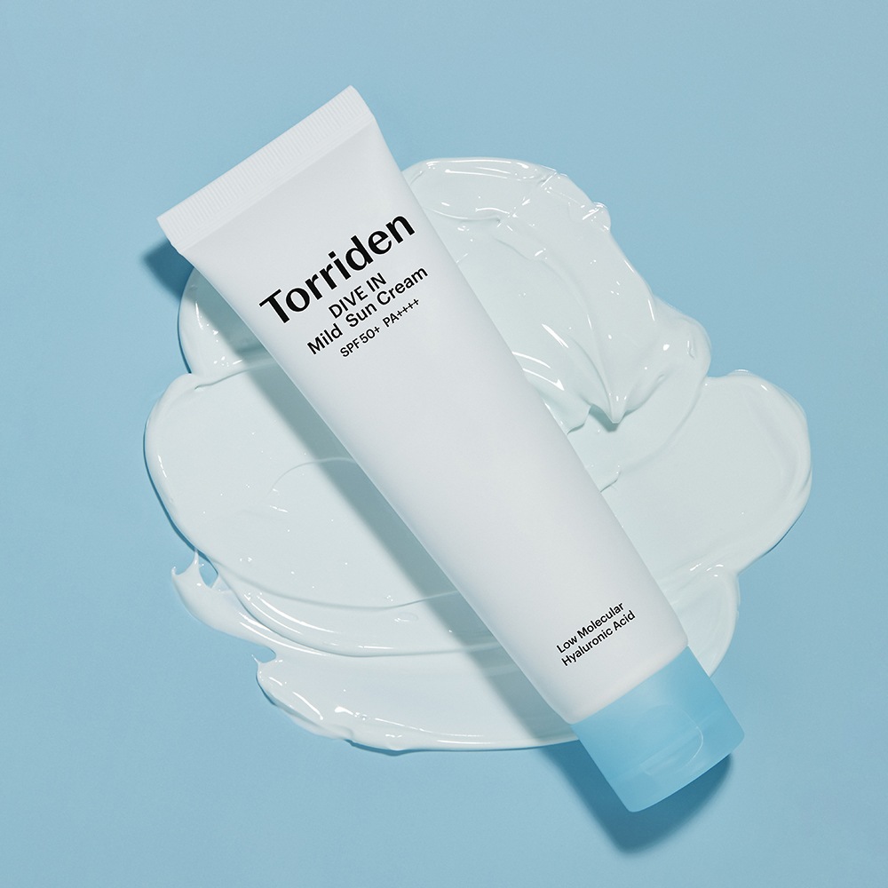 Солнцезащитный крем dive-in mild sun cream spf50+ pa++++ Torriden, объем 60мл — фото 2