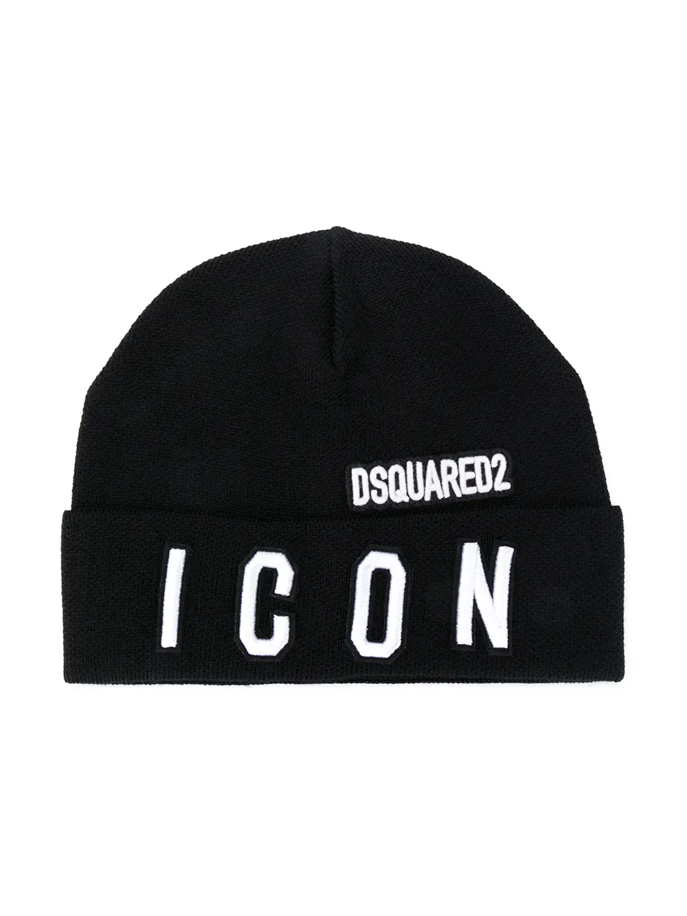

Шапка бини Icon с логотипом DSQUARED2 KIDS, черный