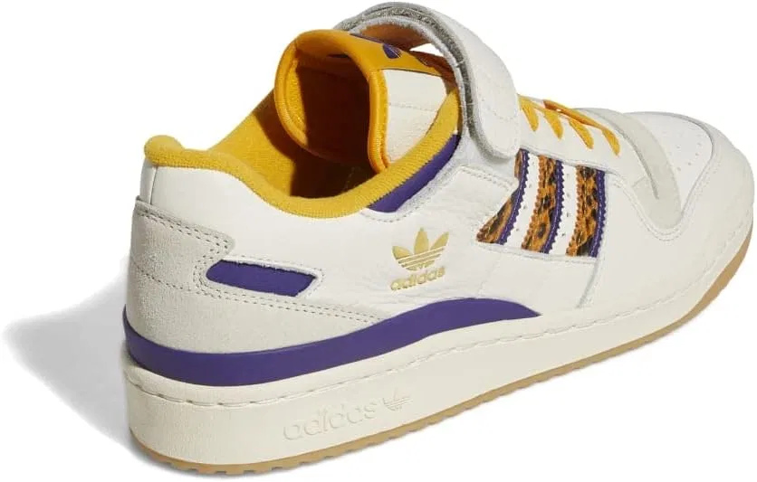 Кроссовки Unisex Adidas Forum 84 Low, Off White Collegiate Gold Cream White — фото 3