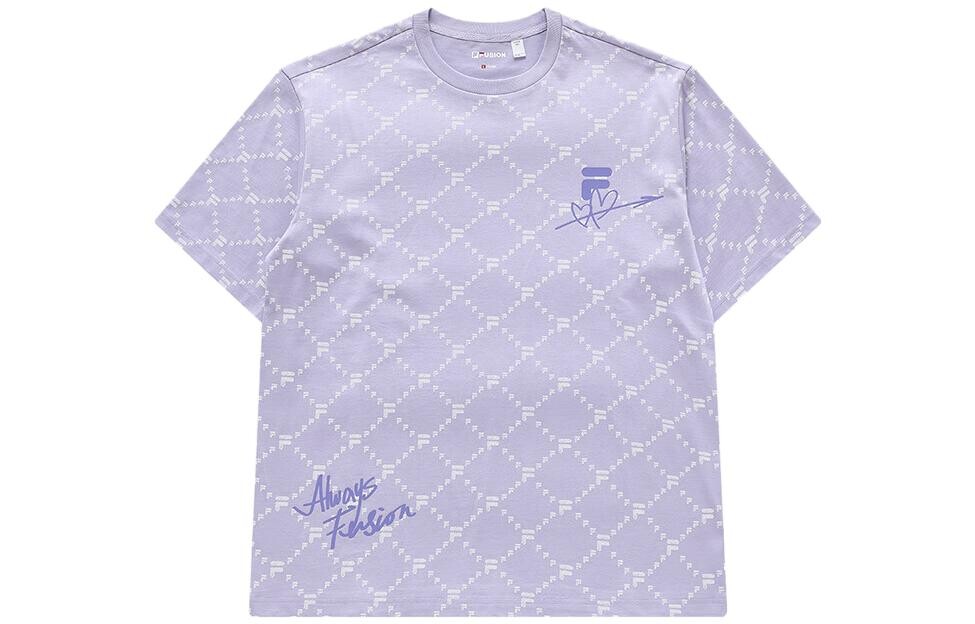 

Футболка унисекс фиолетовая Fila Fusion, фиолетовый