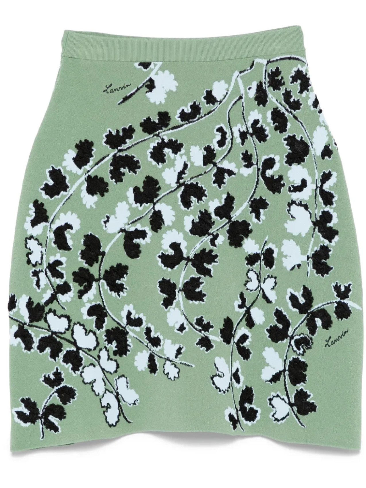 

Lanvin жаккардовая юбка мини с цветочным узором, зеленый