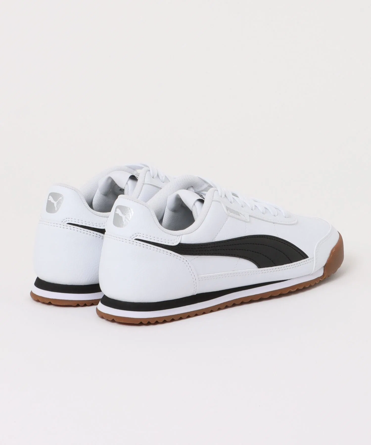 Мужские/женские кроссовки PUMA TURINO 2 низкие из искусственной кожи тёмно-синие — фото 2