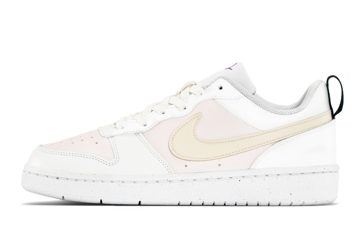 

Nike Court Borough CB нескользящие амортизирующие низкие детские скейтбординг кроссовки pink white для подростков