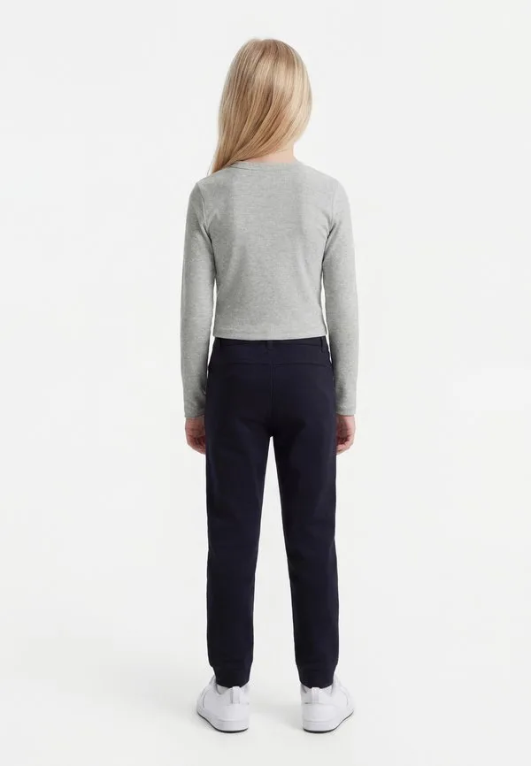 Футболка kogbina life с длинным рукавом и круглым вырезом Only Girls, Light Grey Melange — фото 2
