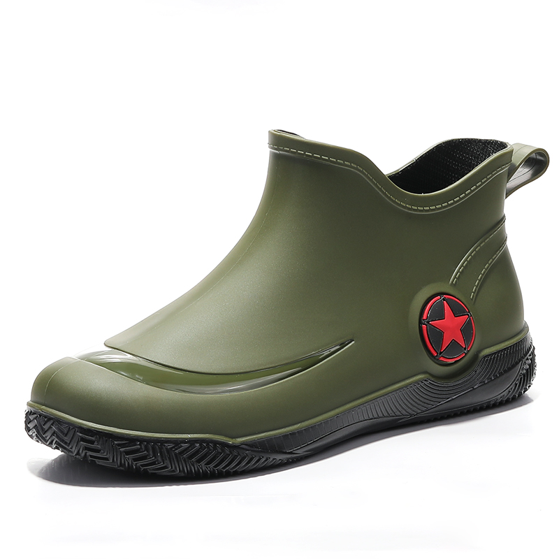

LONGYING Зеленые мужские резиновые сапоги, цвет Green