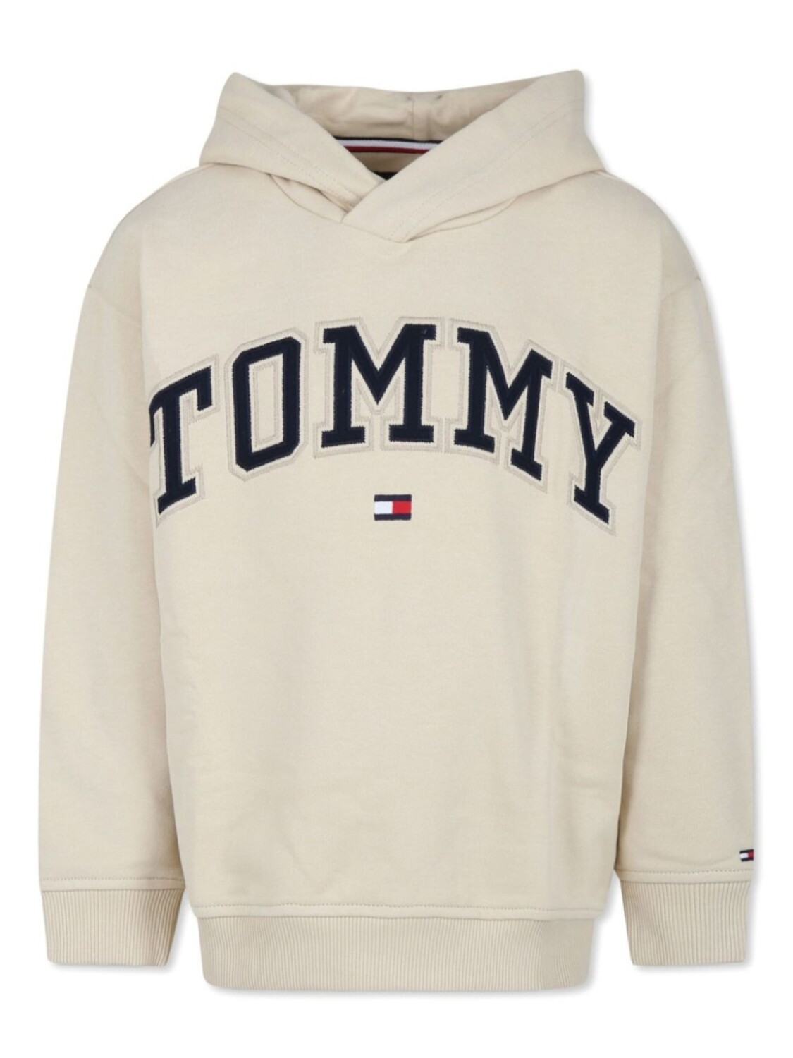 

Худи с вышитым логотипом Tommy Hilfiger Junior, нейтральный цвет