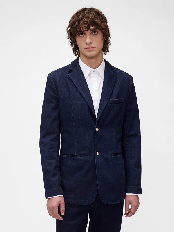 Джинсовый блейзер gapstudio Gap, Dark Wash