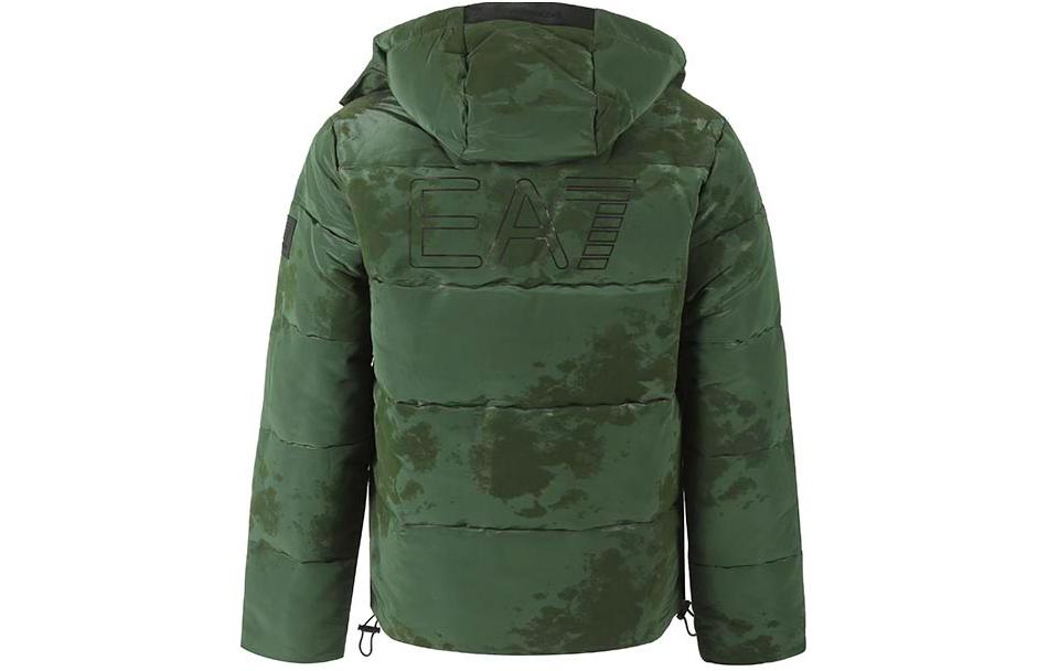 EMPORIO ARMANI Куртка пуховик мужская армейского зеленого, Army Green — фото 4