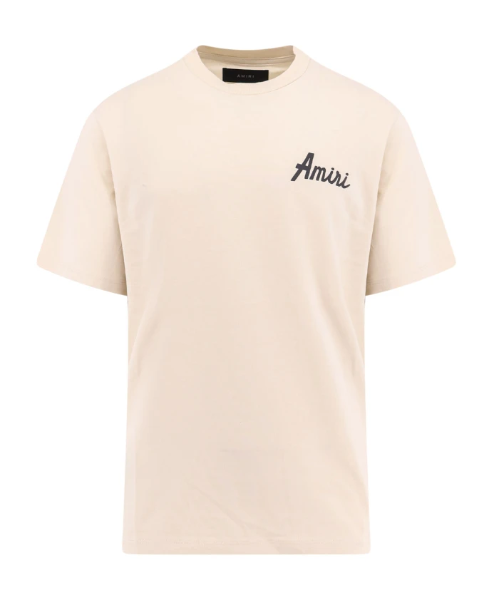 

Хлопковая футболка City с нашивкой Amiri, бежевый
