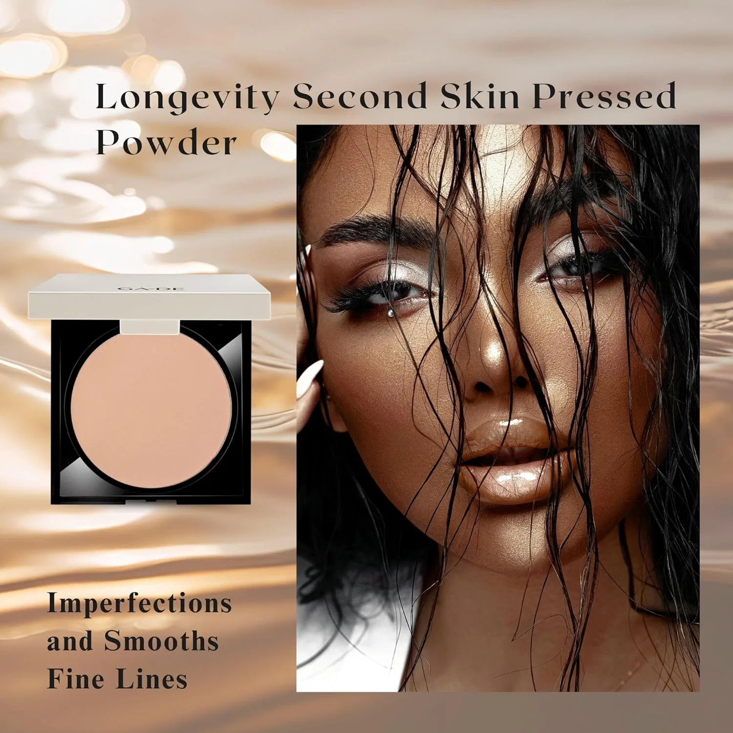 Пудра компактная Ga-De Longevity Second Skin Press Powder 506 Light Medium 11 г — фото 2