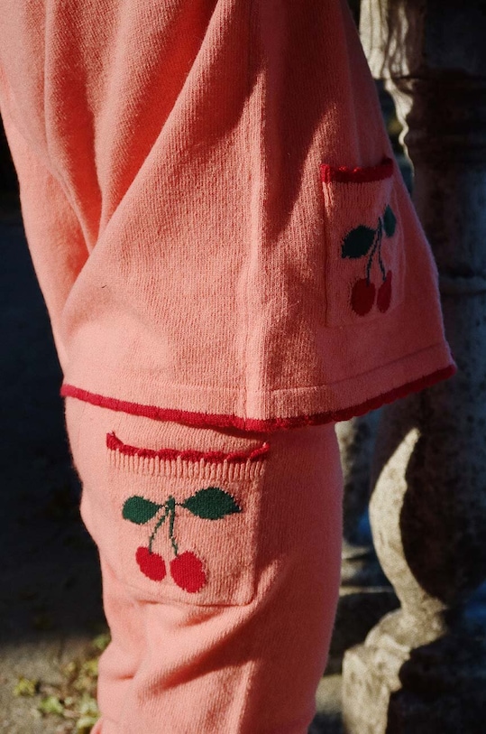 

Детские брюки ALEXA KNIT PANTS Konges Sløjd, розовый