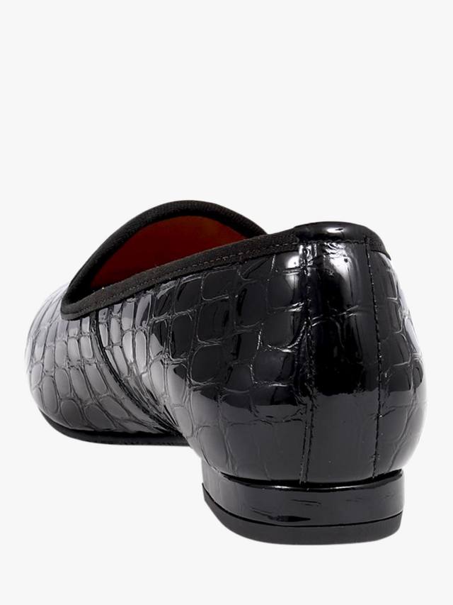 Элегантные туфли-лодочки без застежки из натуральной кожи solene Jones Bootmaker, цвет Black Croc — фото 3