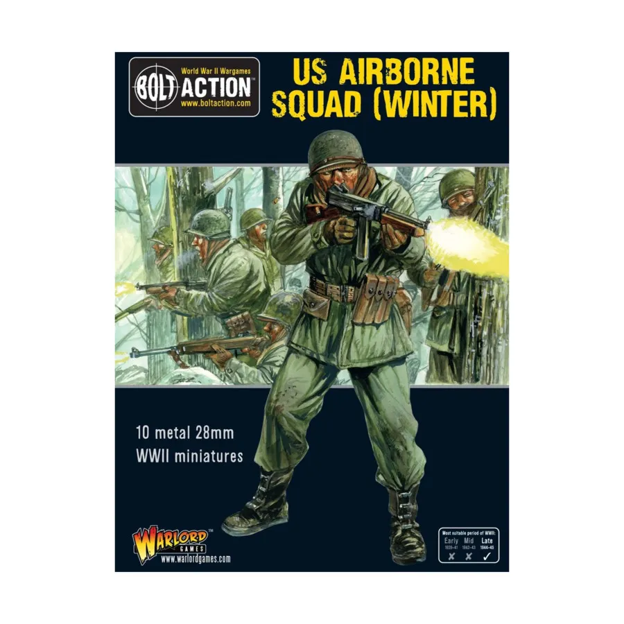 

Воздушно-десантный отряд (зима), Bolt Action - US Airborne (28mm)