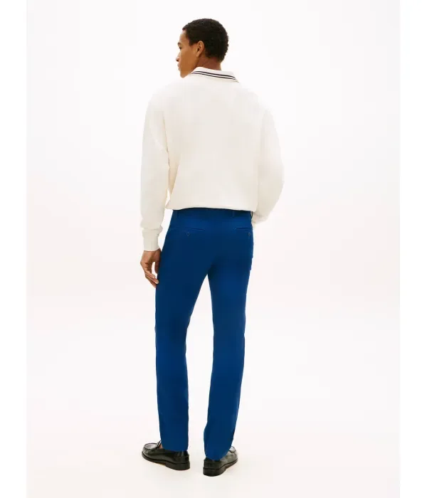Брюки чинос Denton straight fit Tommy Hilfiger, темно-синий — фото 3