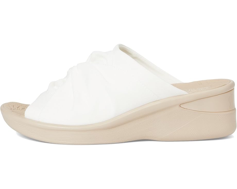 Сандалии LifeStride Smile 3 Slides, цвет Bright White Stretch Fabric — фото 4