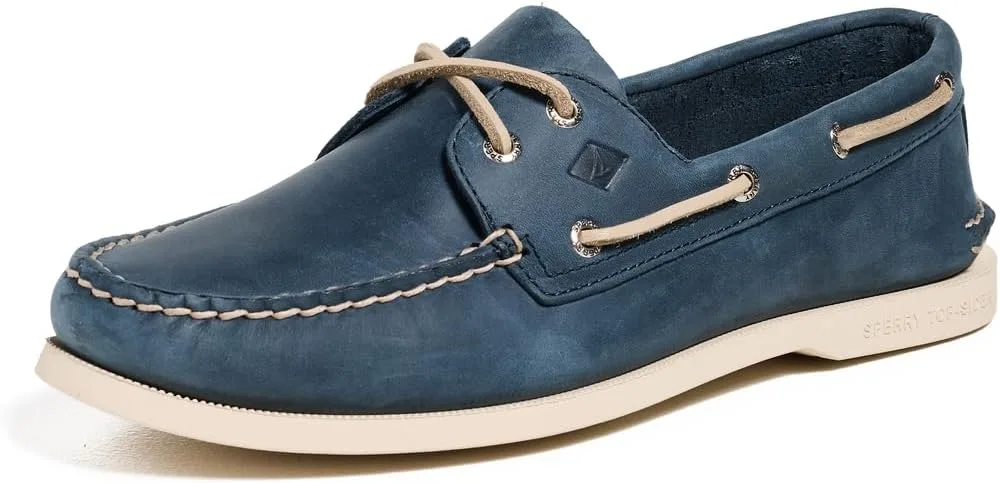 Мужские классические туфли Sperry A/O с двумя люверсами на шнуровке, темно-синие, размер EU 44