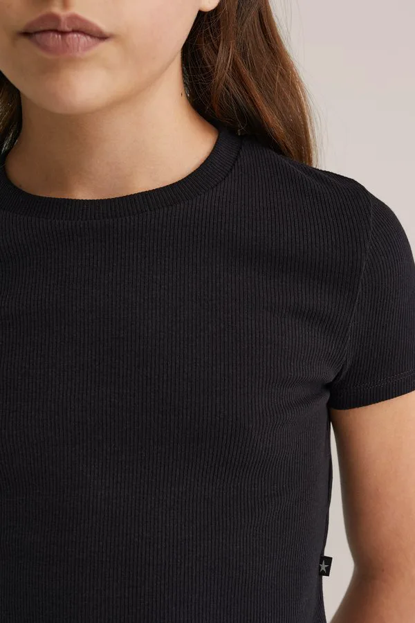 Простая футболка We Fashion, Black — фото 4