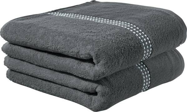

Полотенце для душа Erwin Müller 2er-Pack 164498, 70x1x140 см, антрацитовый