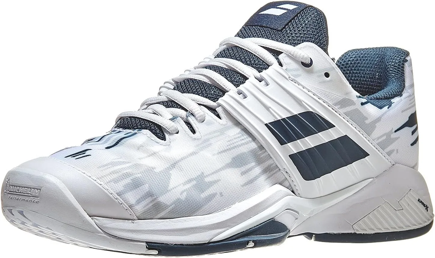 Мужские теннисные кроссовки Babolat Propulse Fury Ac All-Court Shoes, бело-синие