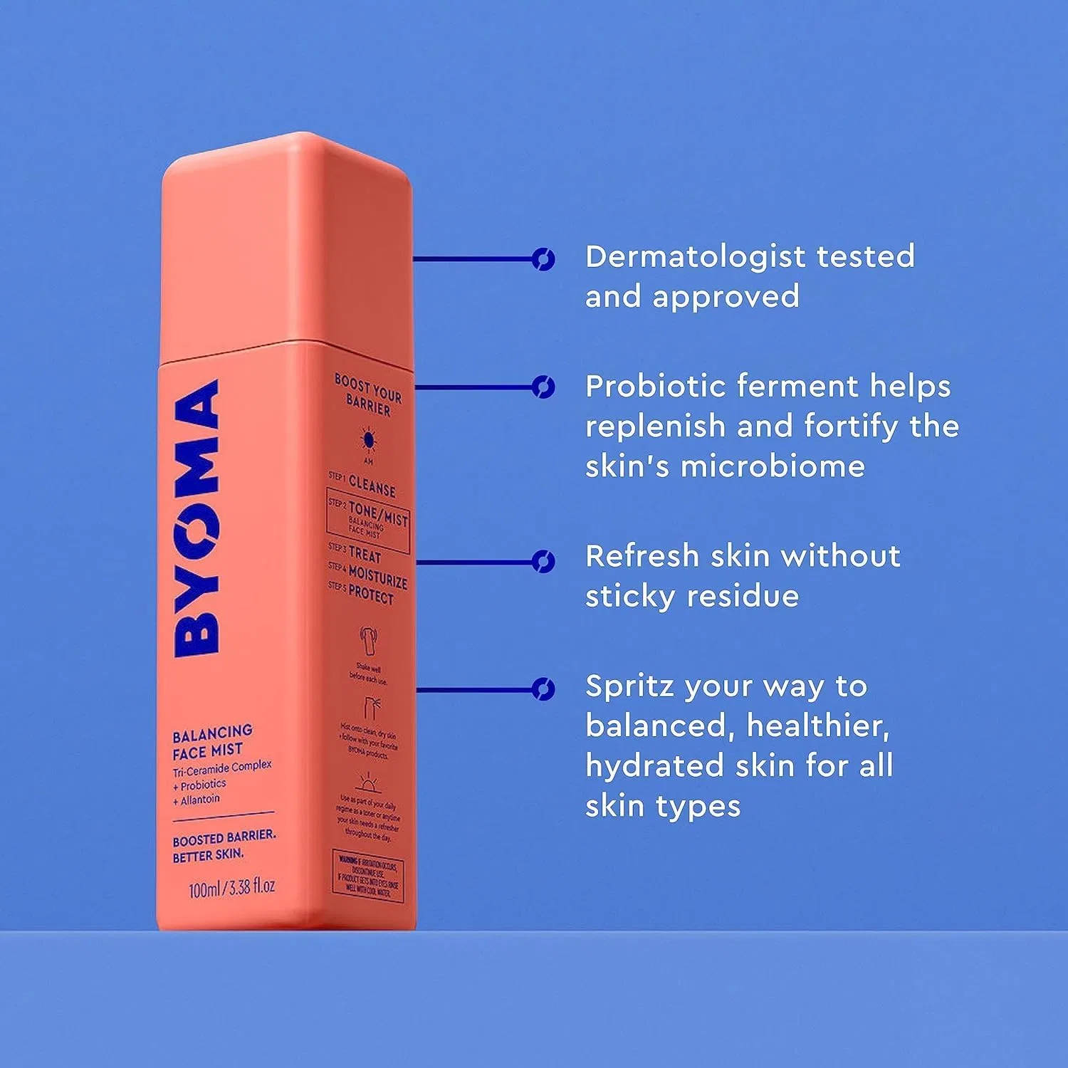 Балансирующий спрей-мист для лица «Original Balancing Face Mist» от BYOMA Byoma — фото 2