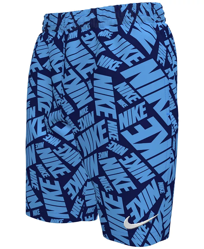 

Плавки для мальчиков Big Boys 7" Tossed Block Volley Nike, синий