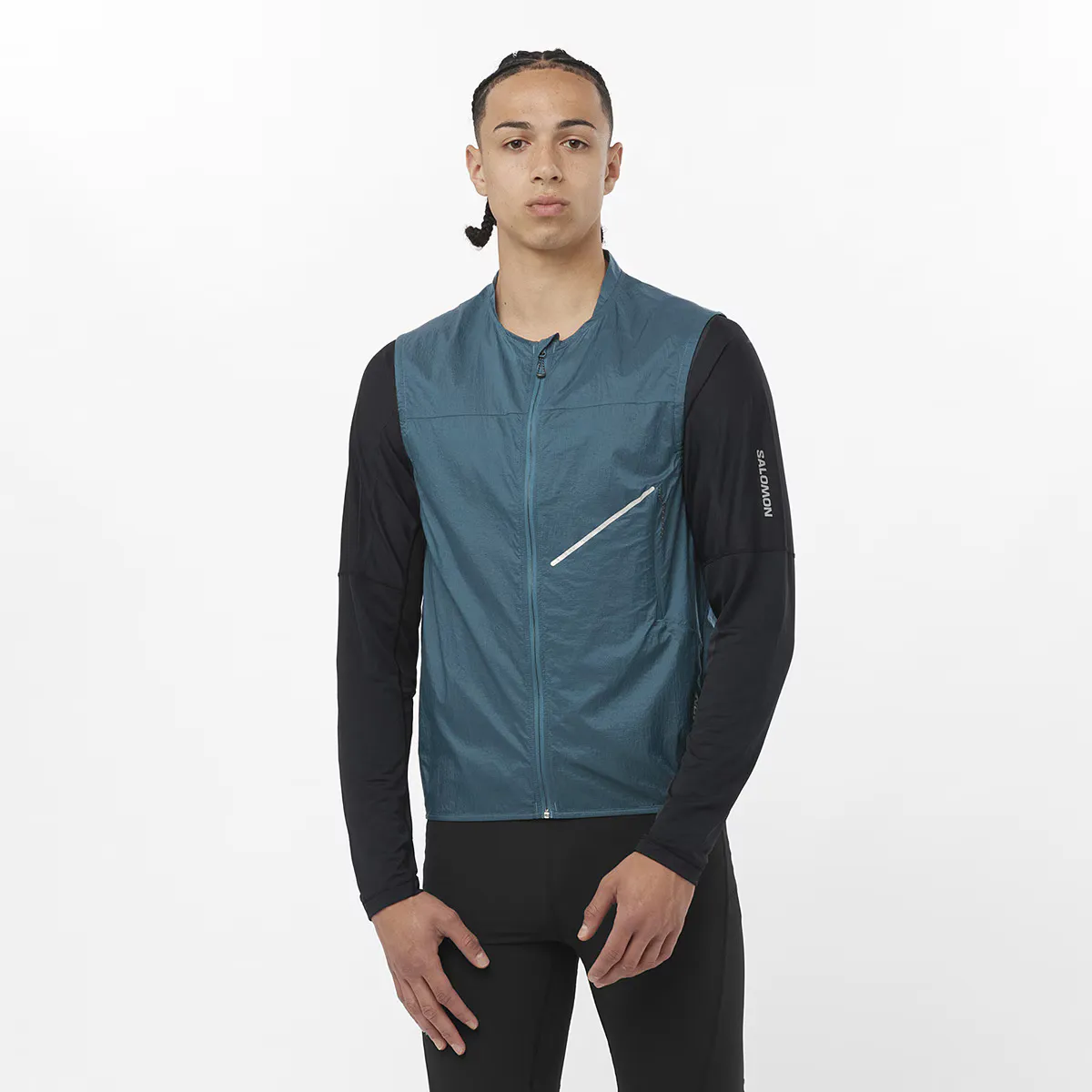 

Мужской жилет Salomon Sense Aero Wind, синий