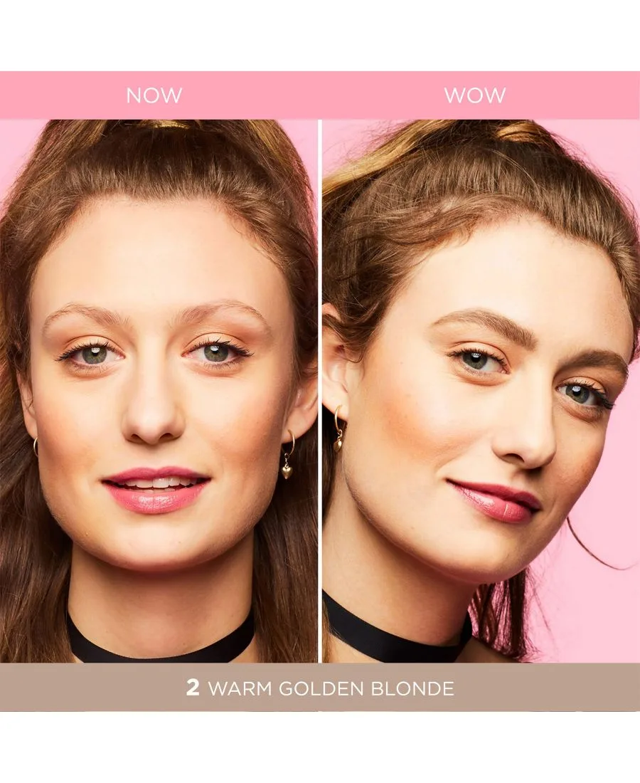 Gimme Brow+ Тонирующий объемный гель для бровей (мини-версия) Benefit Cosmetics, shade 2 - светлый-(warm золотой blonde) — фото 2