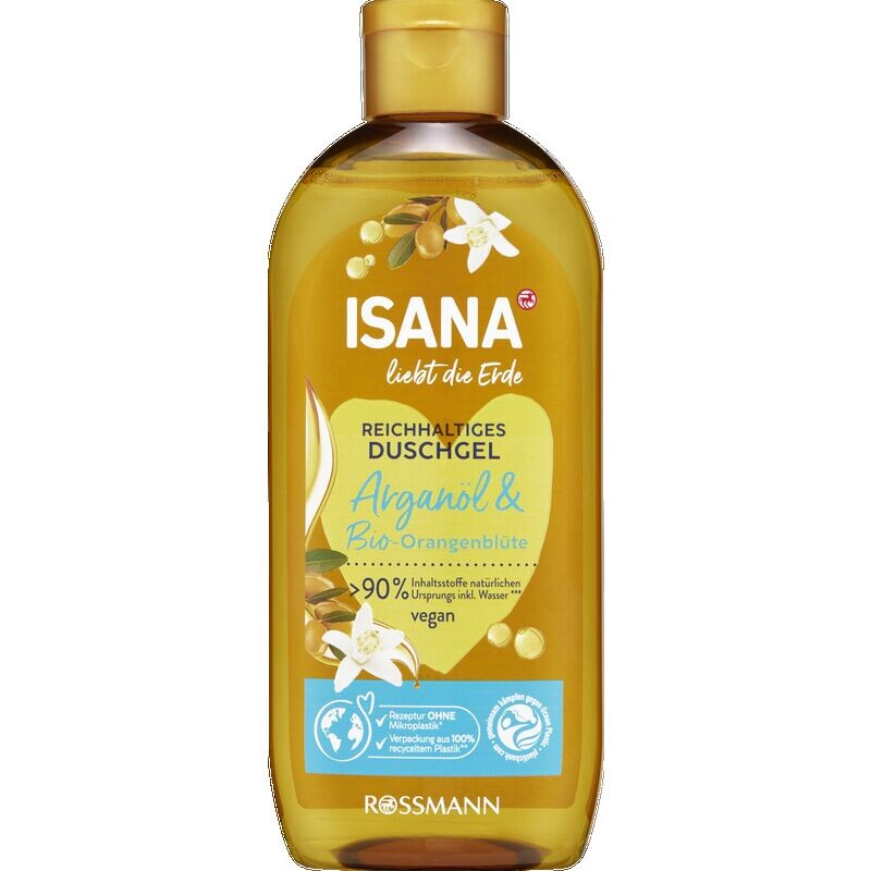 

Любит аргановое масло Earth Shower и органический апельсиновый цвет ISANA, 250 ml