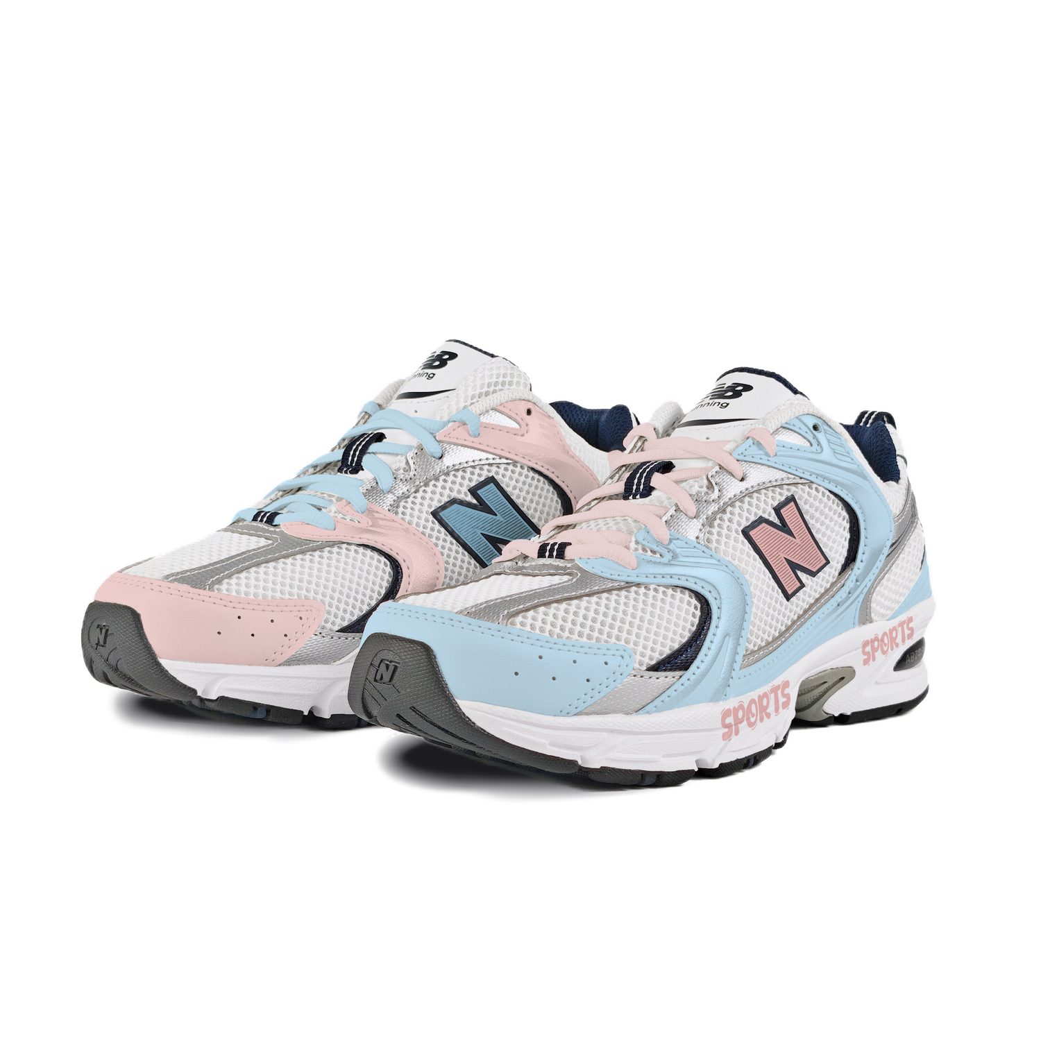 

New Balance Кроссовки для бега NB 530 Abrasion Resistant Low Top Unisex Pink Blue