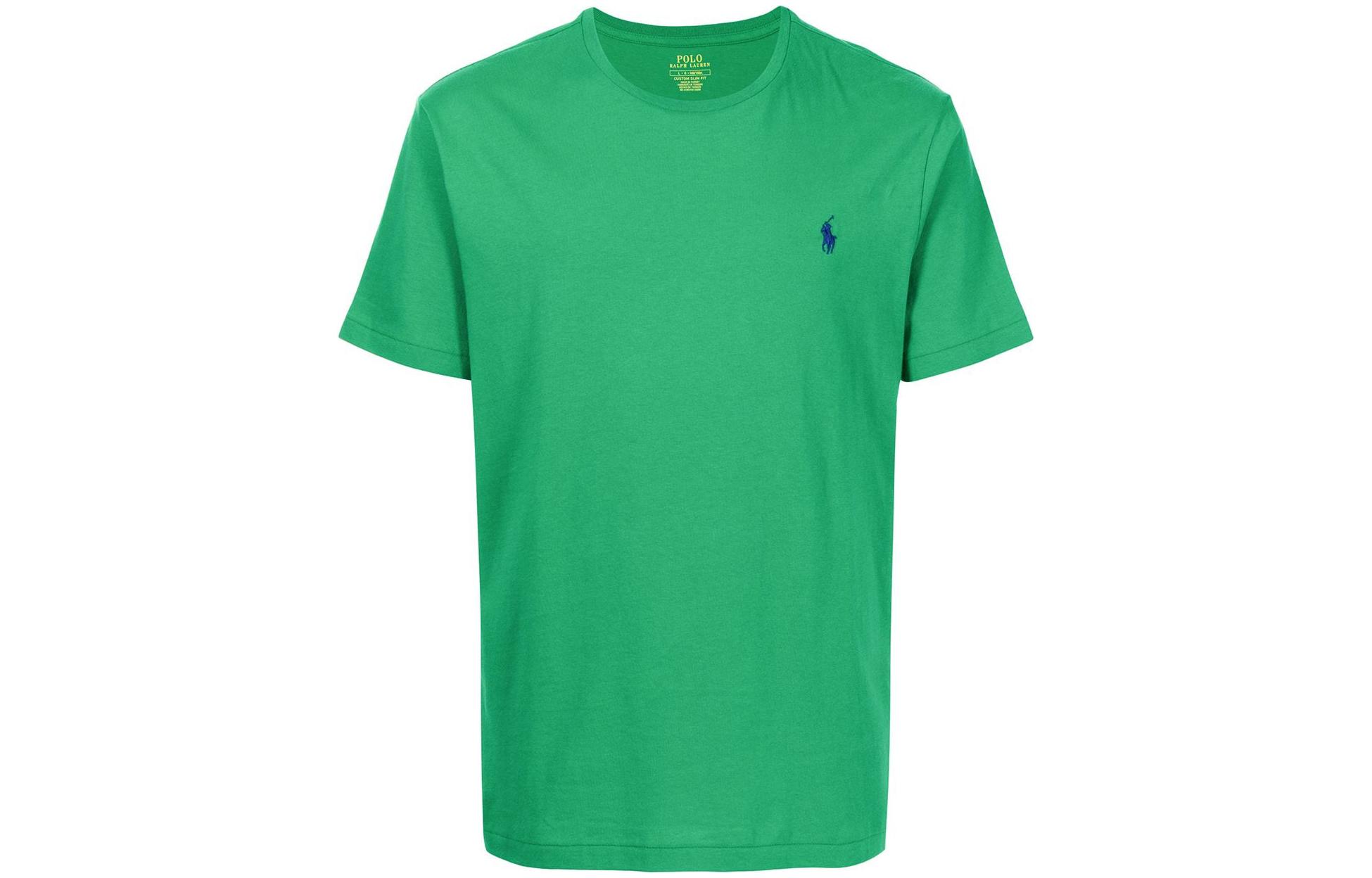 

Футболка с вышитым логотипом Polo Ralph Lauren, зеленый