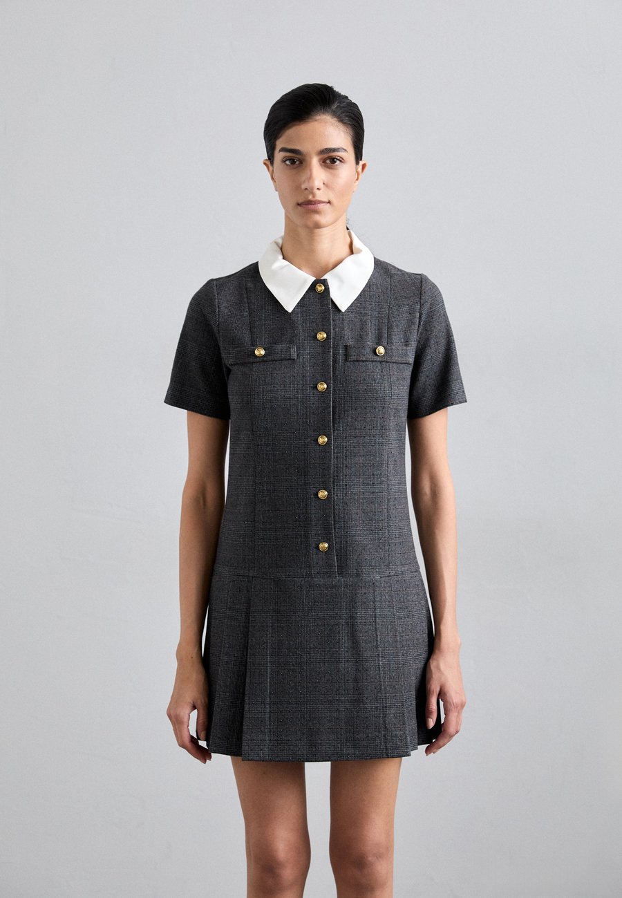 

Платье sandro RECOUPE, Gris/Marron/Grey