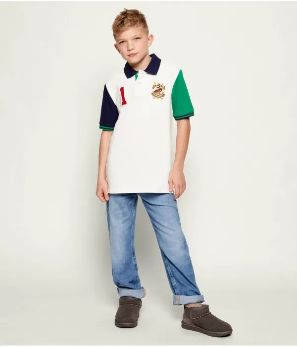 Полюс regular fit Polo Ralph Lauren, белый — фото 2