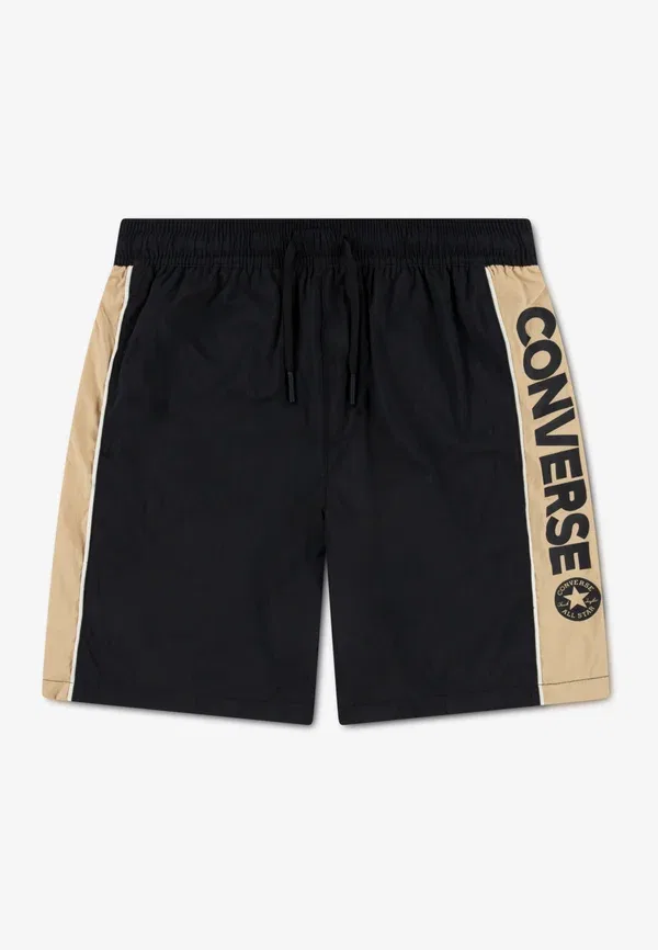 Шорты Converse Hit Piping, черный — фото 4